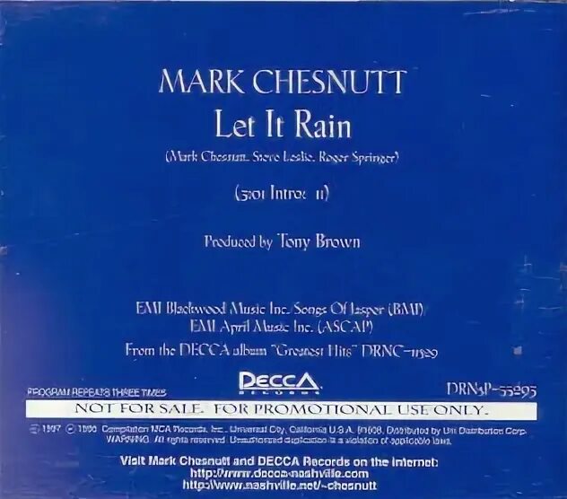 Mark the rain. Mark the rain