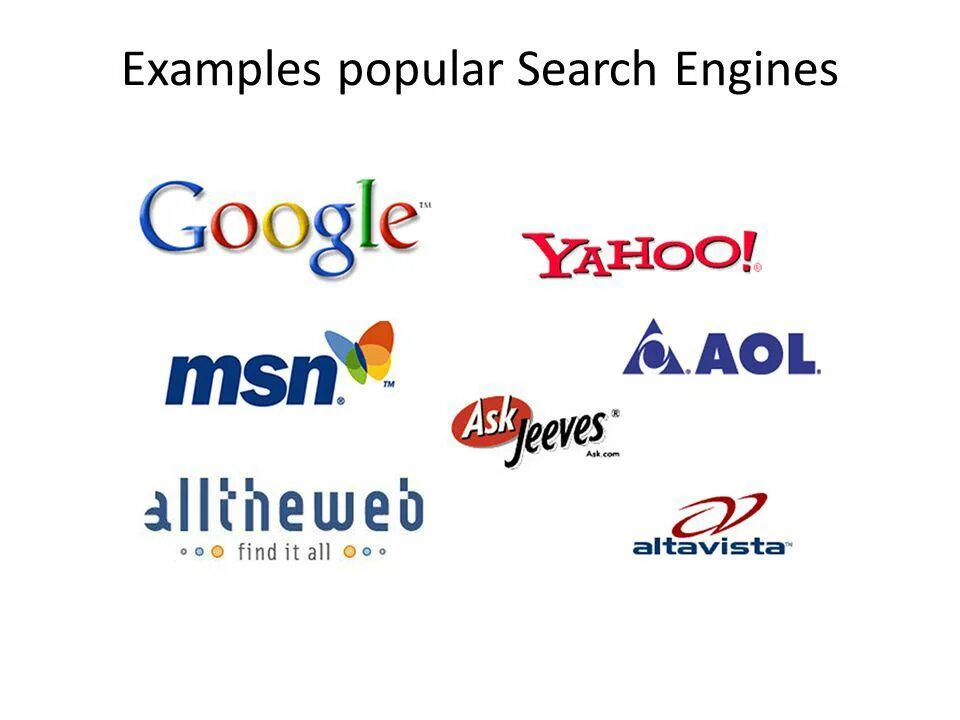 Popular search engine. Popular search engine