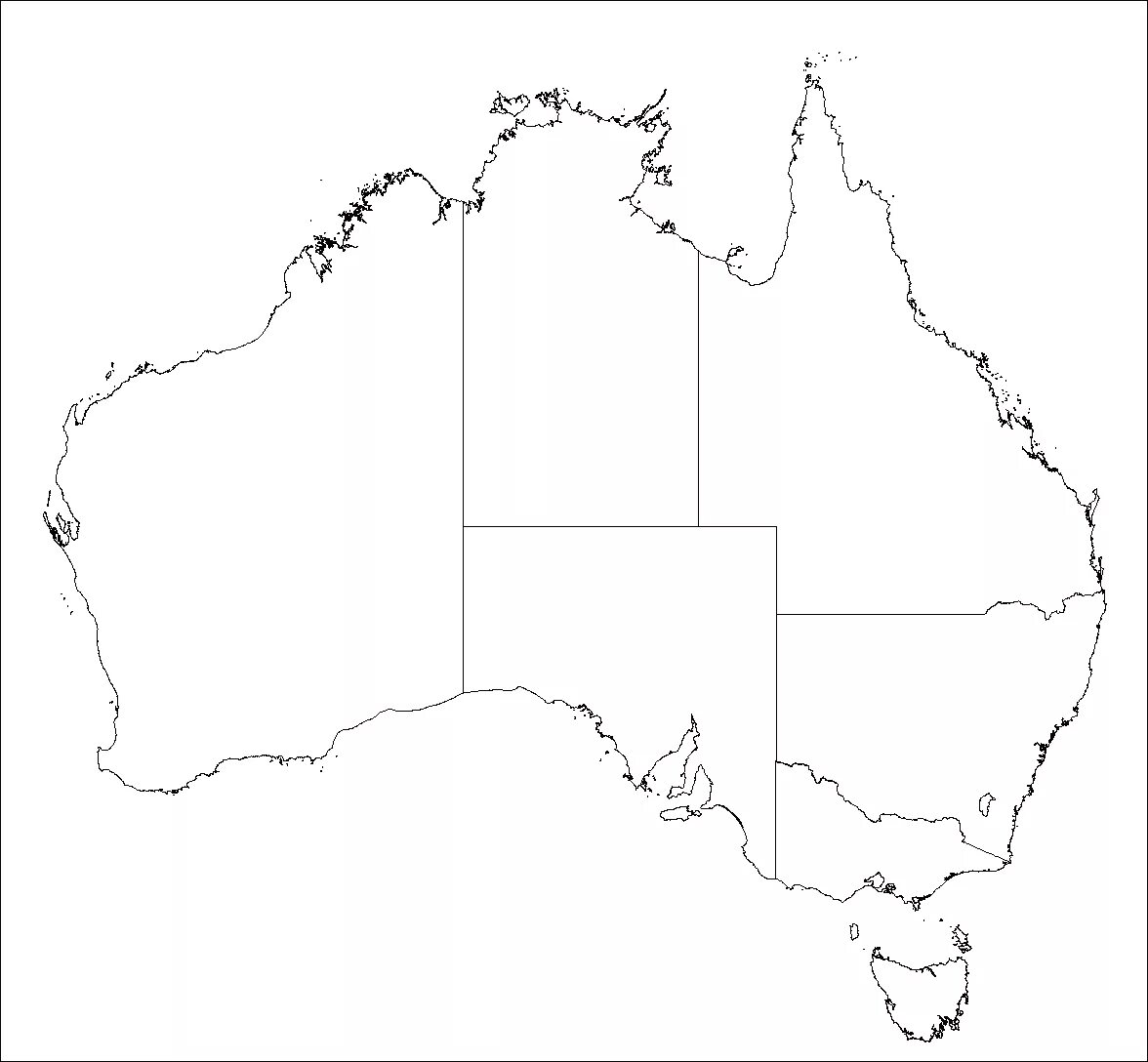 Австралия контурная карта готовая. Контур материка Австралия. Политическая контурная карта Австралии. Материк Австралия контурная карта. Политическая карта Австралии контурная карта.
