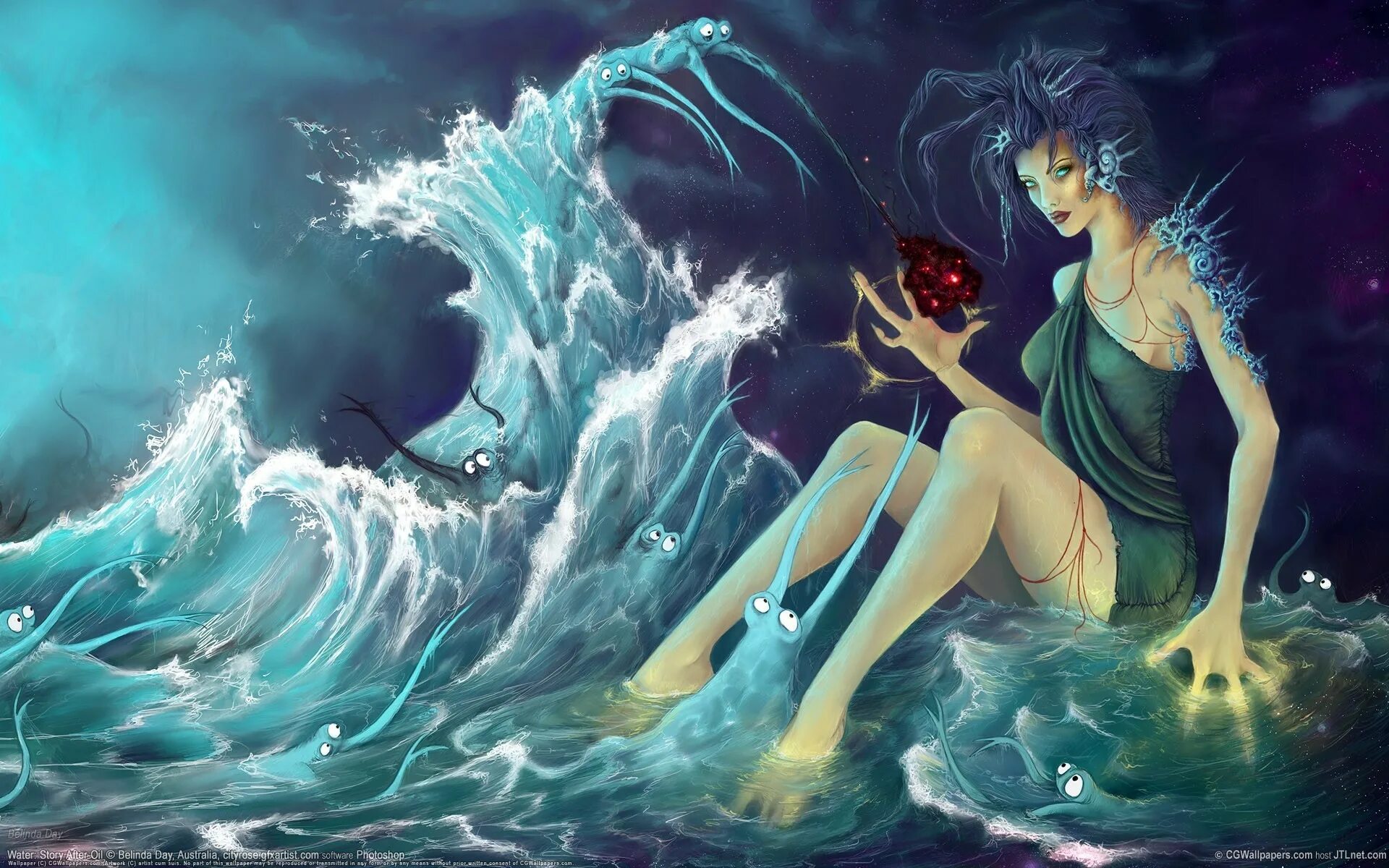 Открой морская стихия свои тайны. Калипсо богиня моря. Амфитрита богиня моря. Богиня воды. Девушка и стихия воды.