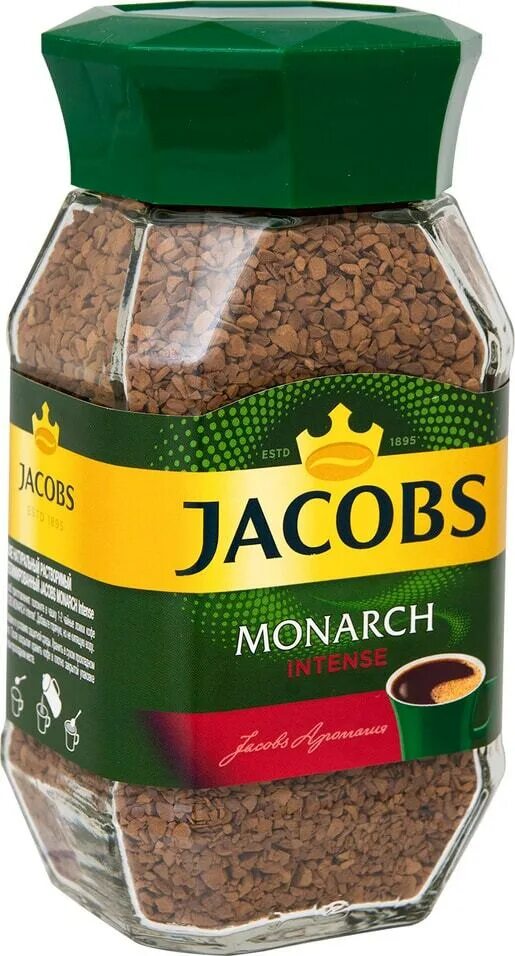 Кофе сублимированный монарх. Jacobs monarch intense 95г. кофе якобс монарх intense 95 гр.. кофе якобс монарх интенс 95гр. кофе растворимый jacobs monarch intense, ст/б, 95 г.