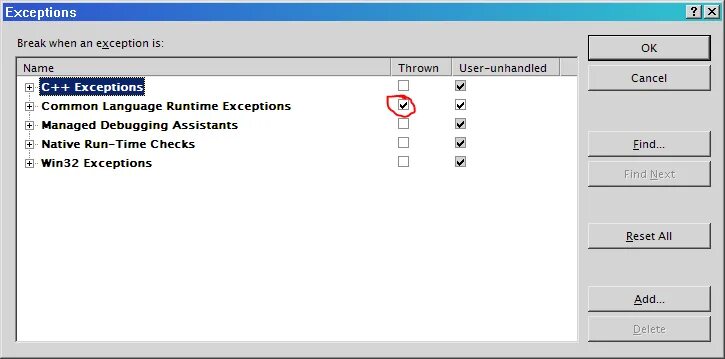 Unhandled win32 exception. Runtimeexception обрабатываемое исключение?. common language runtime. the exceptions. system(&quot;clr.