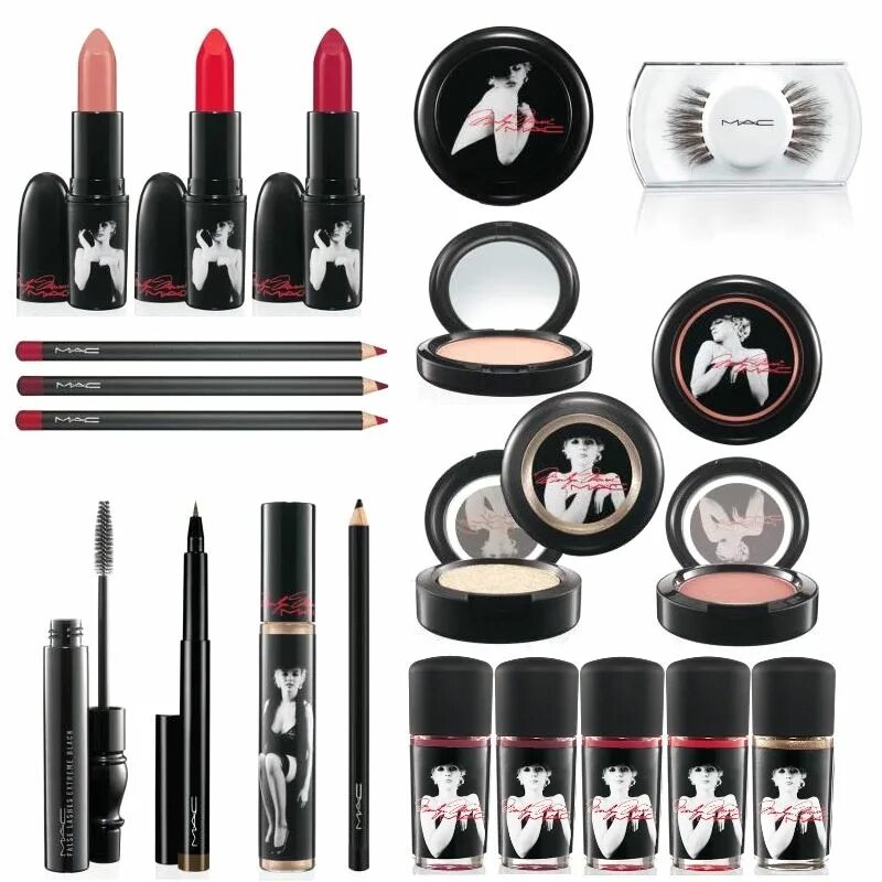 Mac collection. Коллекция косметики Мэрилин Монро. Декоративная косметика Mac. Коллекция макияжа. Мак лимитированная коллекция.