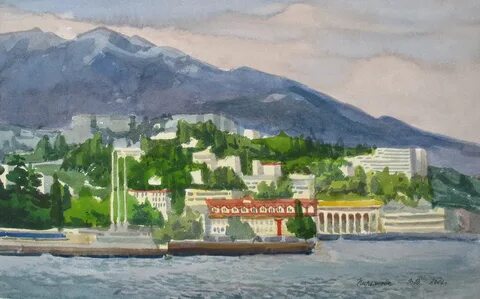 Ялта рисунок