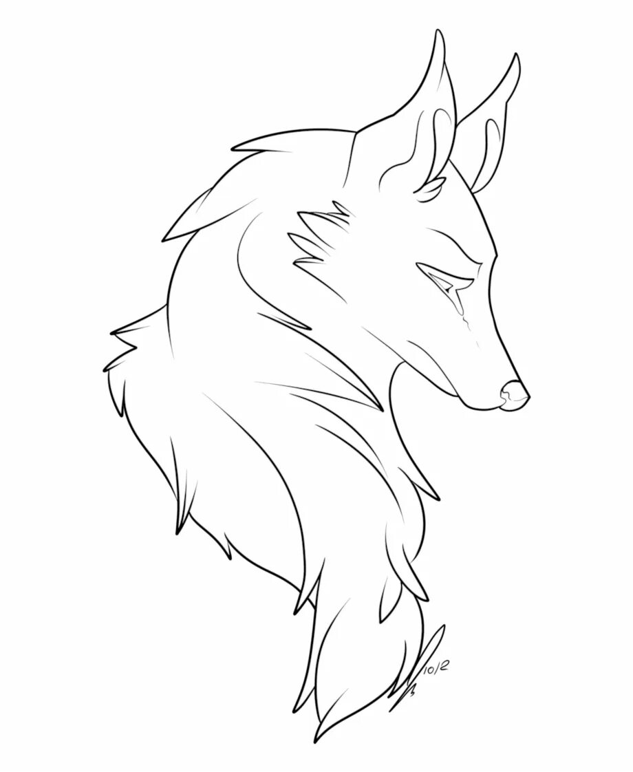 Wolf Lineart. Рисунок волка для срисовки. Волк рисунок легкий для срисовки. Рисунки для срисовки лёгкие волк