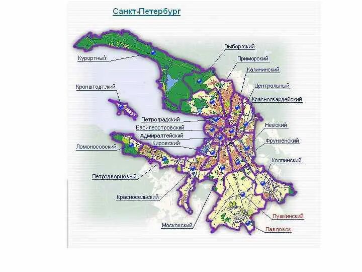 Карта Санкт-Петербурга по районам. Районы СПБ на карте города. Схема районов Петербурга. Районы Санкт-Петербурга на карте с границами.
