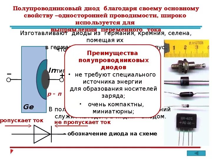 Схема подключения полупроводникового диода. Полупроводниковые приборы диоды и транзисторы. Схема включения полупроводникового диода. Схема прямого включения полупроводникового диода. П п диод