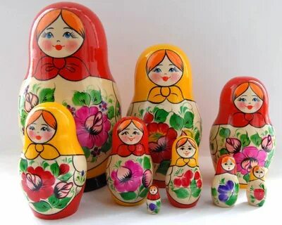 Матрешка традиционная игрушка