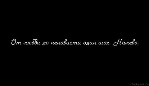 От ненависти до любви фраза