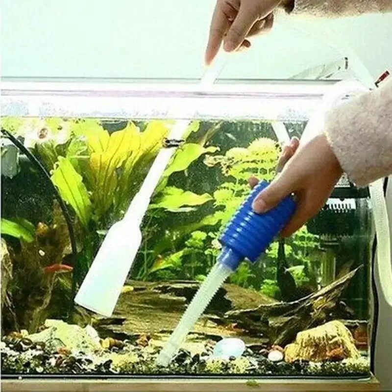 Помпа для чистки аквариума. Сифон для аквариума. Чистка аквариума. Трубка для чистки аквариума. Использовать воду для аквариума