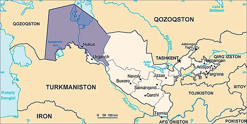 Каракалпакстан на карте Узбекистана. Каракалпакстан Республика на карте Узбекистана. Каракалпакия на карте Узбекистана.