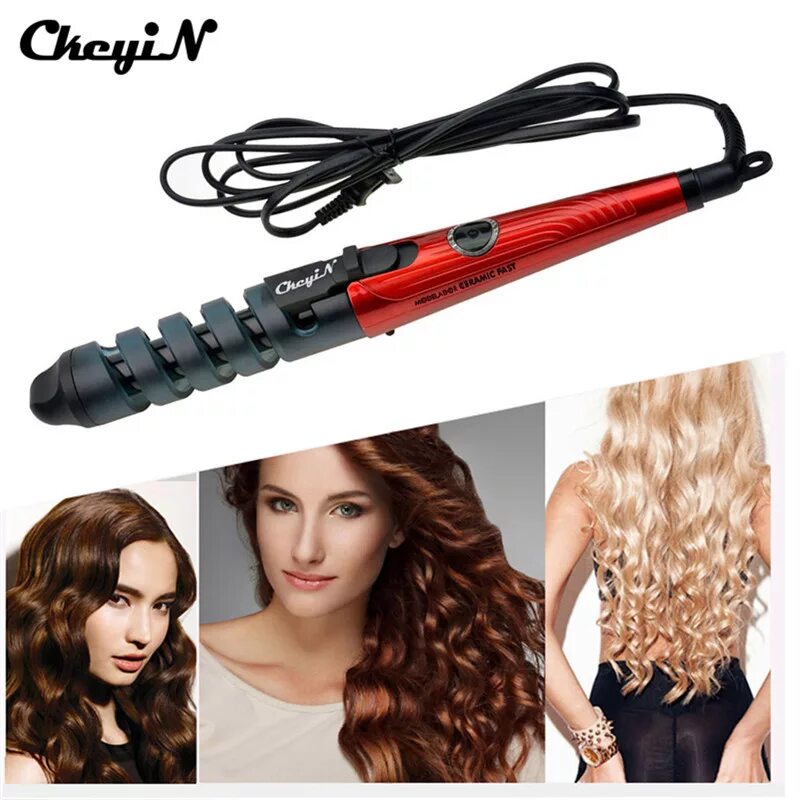 Плойка Curling Iron Pro 20мм. Щипцы Nova NHC-1051. Стайлер Automatic hair Curler. Плойка для кудрей AOFEILEI 110-240v.