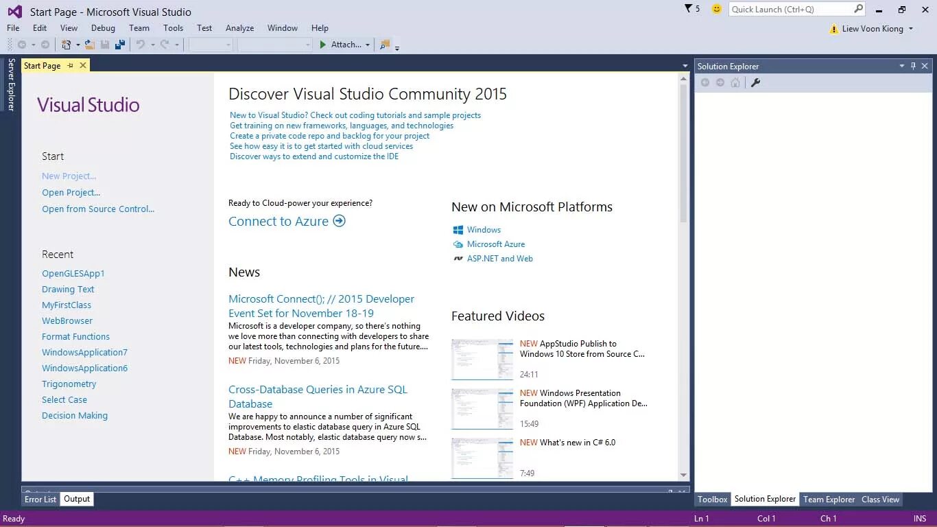 Vs community. Microsoft Visual Studio 2015. Среда разработки Visual Studio. Microsoft Visual Studio community. MS Visual Studio 2015.