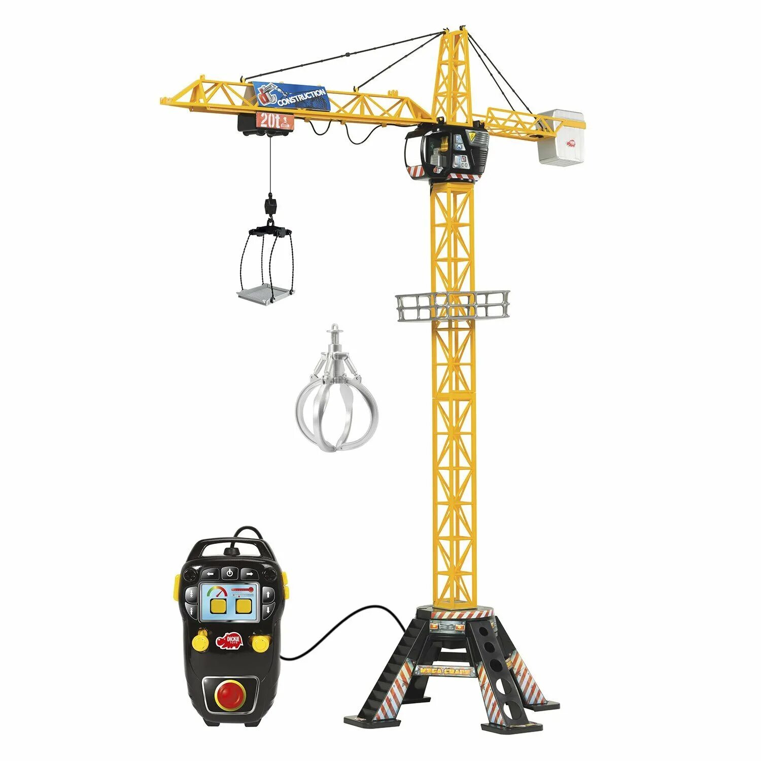 Игрушка подъемный. Подъемный кран Dickie Toys Mega Crane (3462412). Подъемный кран Dickie Toys 3462411si1. Башенный кран Dickie Toys 3465406. Подъемный кран Dickie Toys на д/у 100 см 3462411.