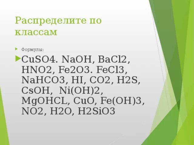 Fe no3 3 класс неорганических соединений