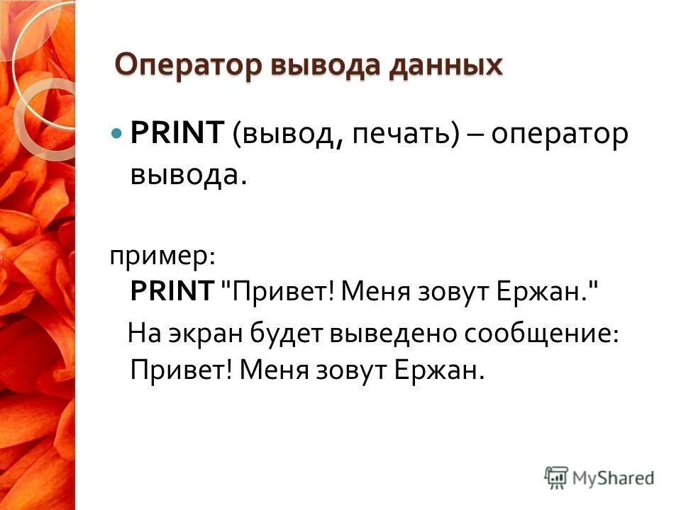 Операторы ввода и вывода паскаля. Найдите оператор вывода данных. Оператор вывода на экран. Оператор ввода данных информатика. Оператор вывода информации на экран для вывода в.