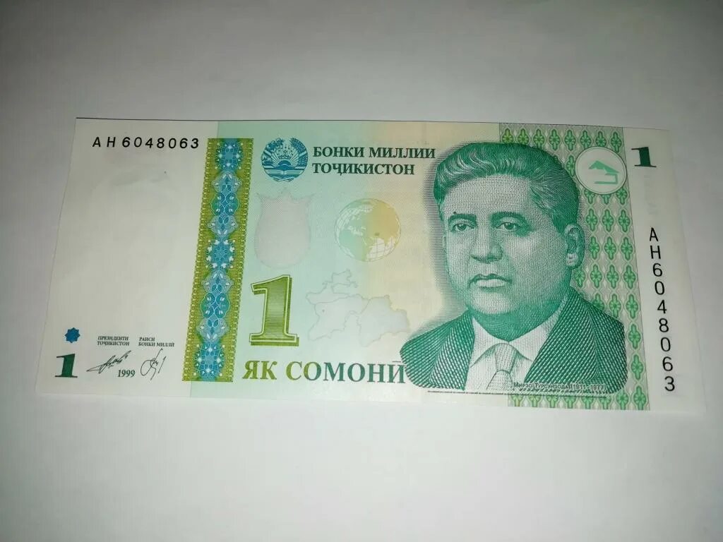 Сомони. Бумажные деньги Таджикистана. 500 Сомони. Сомони 1999 года.