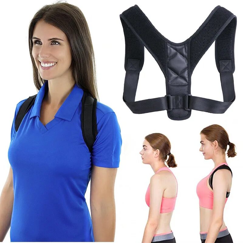 Back supports. Brace posture corrector. smart posture corrector,adjustable back brace for shoulder support. adjustable back posture belt unisex. back posture corrector.