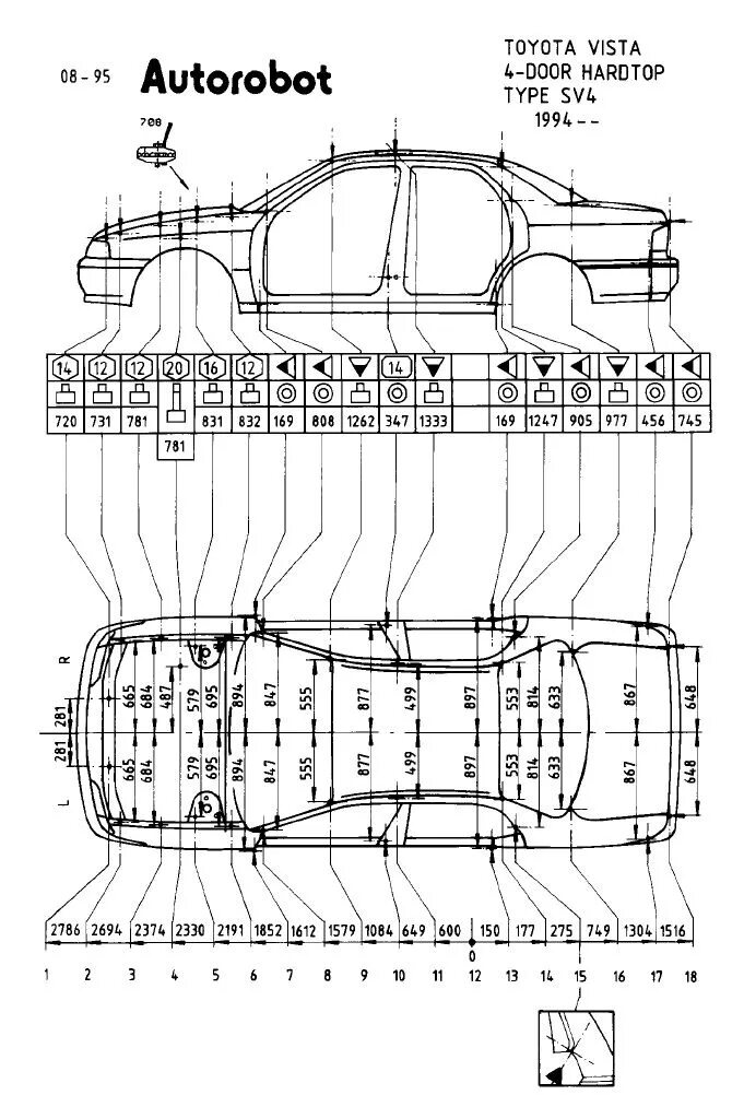 Камри габариты кузова. Геометрия кузова Toyota Camry sv40. Тойота Камри SV 30 кузов геометрия кузова. Toyota Vista SV 40 размер кузова. Ширина салона Toyota Vista 50.