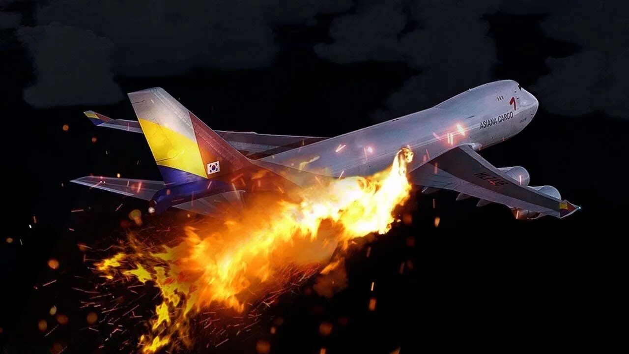 Самолет горит. Asiana 991. asiana airlines flight 991. boeing 747 fire. падающий горящий самолет.