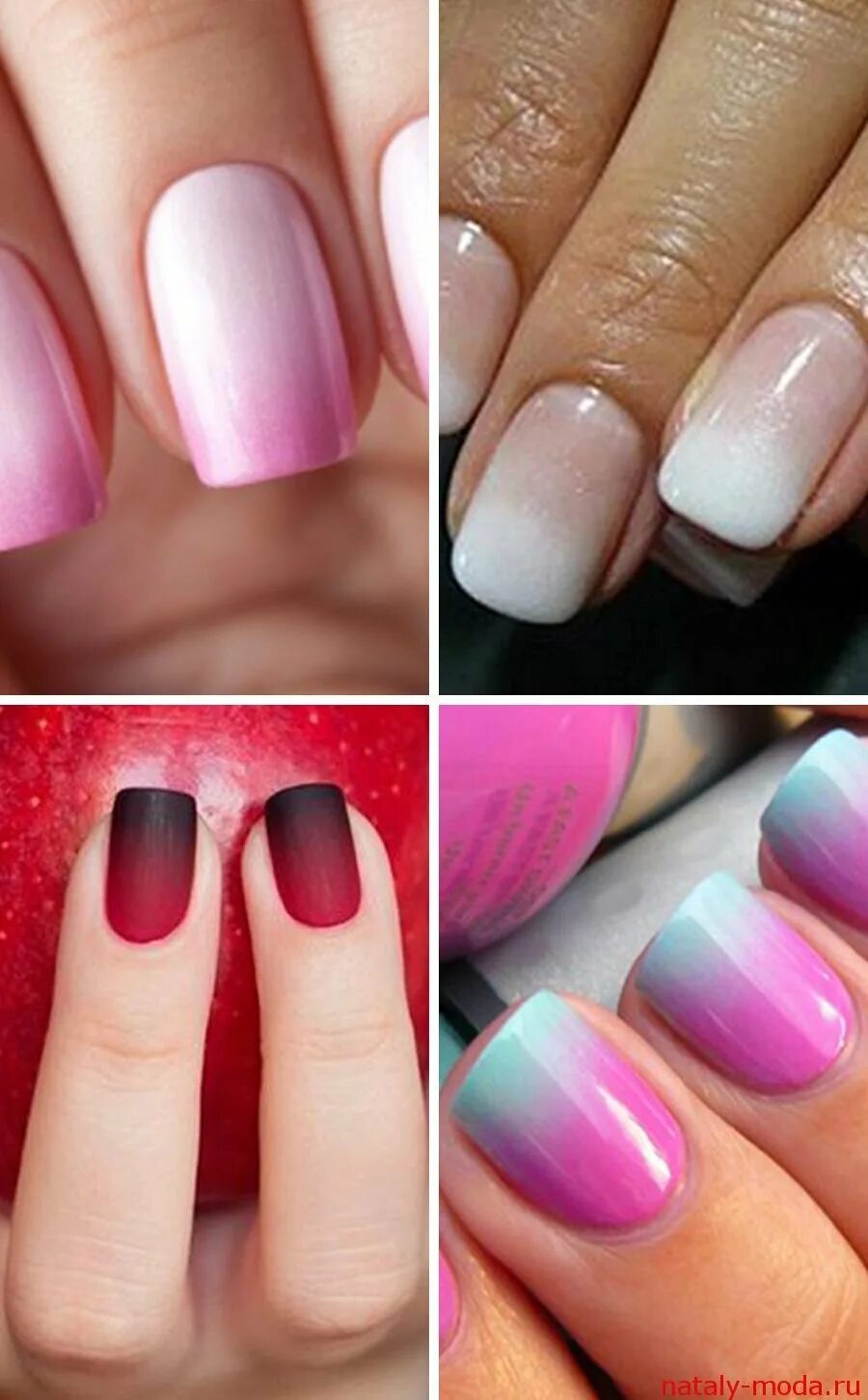 Красивый градиент на ногтях. Как сделать ногти омбре гелями. Как сделать ногти омбре гелями. Омбре на ногтях губкой. Маникюр губкой.