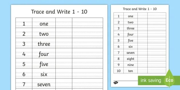 One word for three. Trace one two three. Прописи one two three. Tracing numbers 1-10 Words. Trace английский.