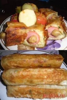 Лаваш сосиски сыр духовка с рецептом
