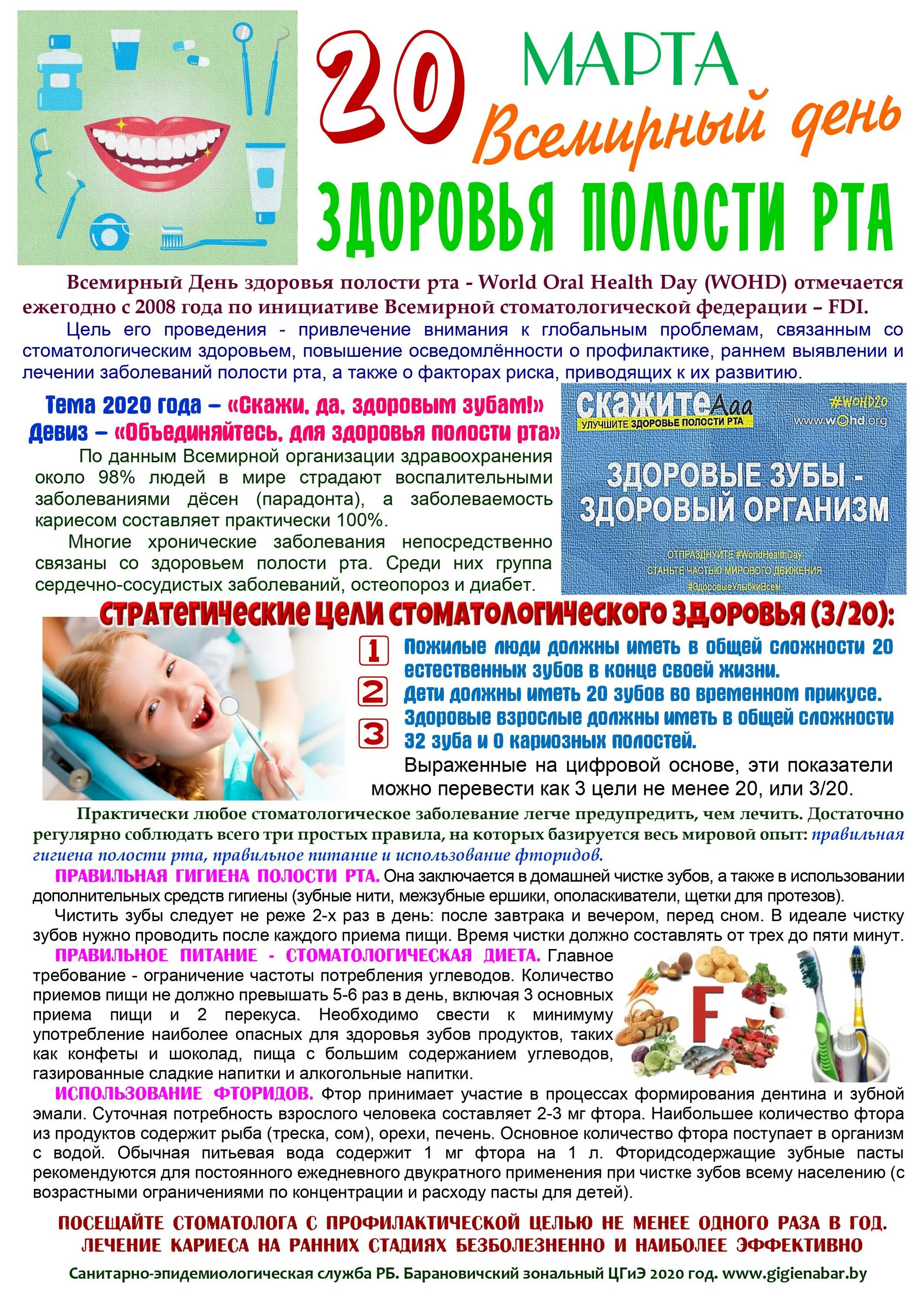 день здоровья полости рта