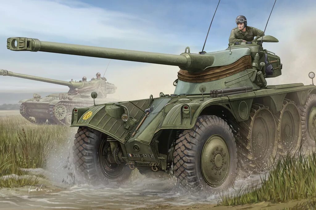 French 10. Сборная модель легкий танк French EBR-10 Wheeled reconnaissance vehicle. 82489 HOBBYBOSS 1/35. Сборная модель EBR FL 10. Hobby Boss EBR 75.