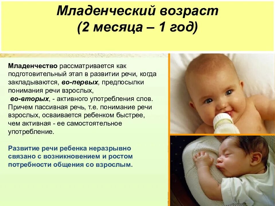 Развитие ребенка в младенческом возрасте. Речь в младенчестве. Презентация Младенчество. Развитие речи в младенчестве. Особенности развития в младенческом возрасте