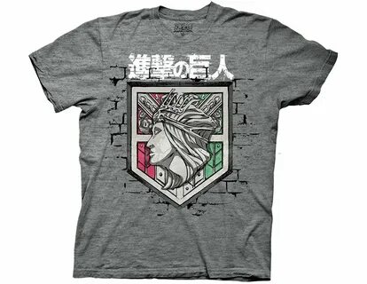 US $6.72 16% OFF|Authentic Attack On Titan Shield Logo T Shirt 2Xl Anime Ne...