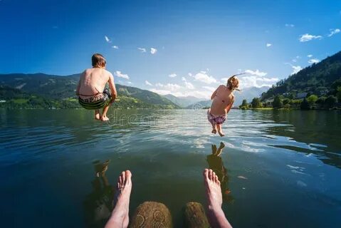Into the lake