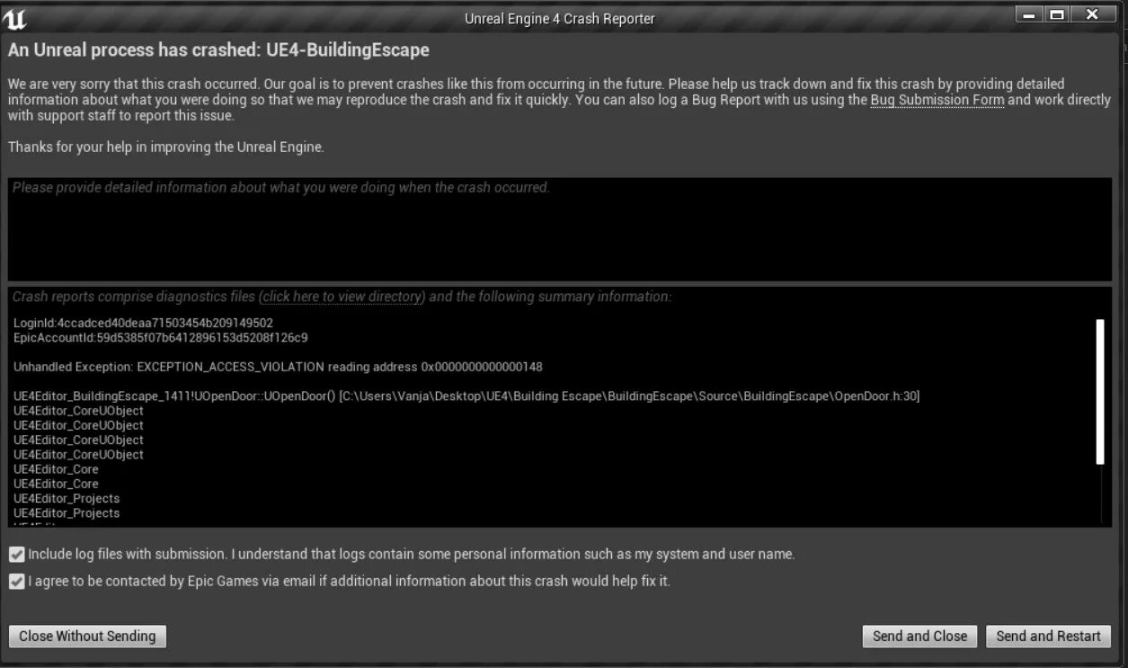 Ошибка Unreal engine 4 crash Reporter. An Unreal process has crashed ue4. Ошибка при запуске ЭПИК геймс. Unreal engine has crashed. Failed to load game