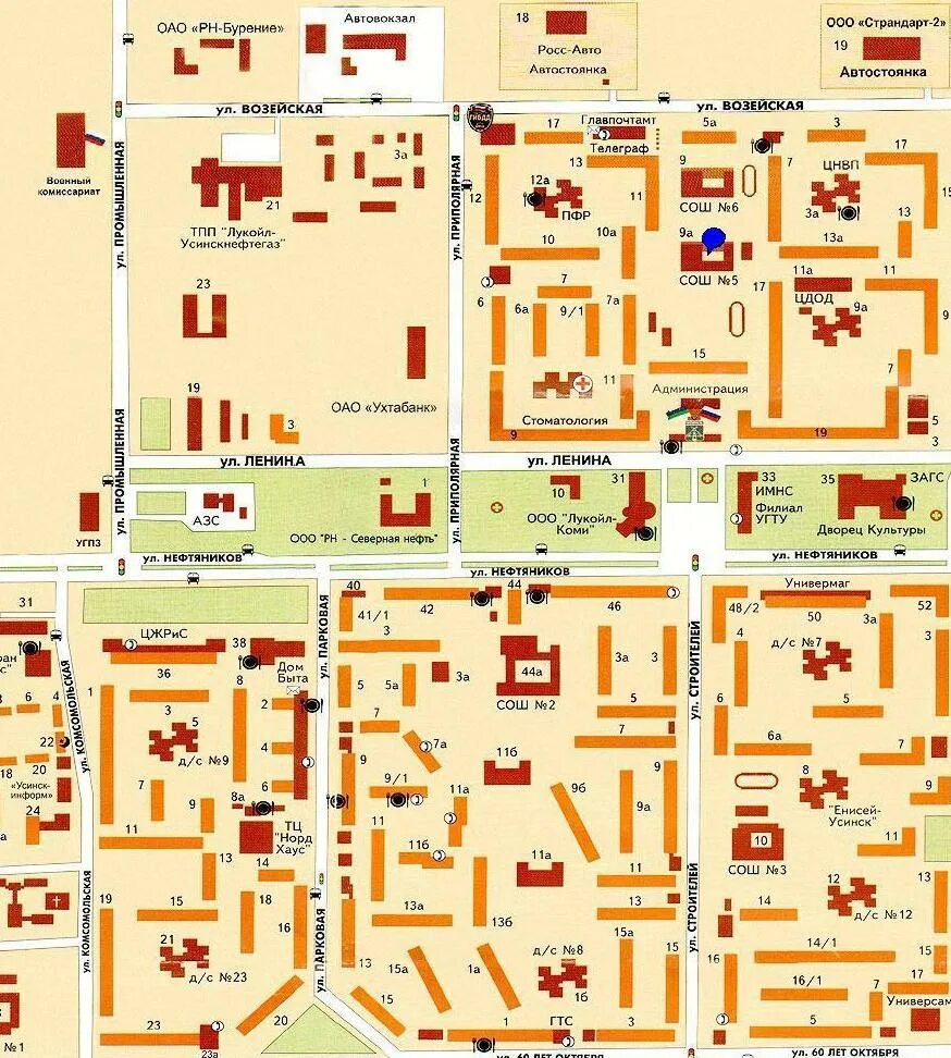 адрес г усинск. медицинские центры в усинске. 60 лет октября. адрес г усинск. город усинск на карте.