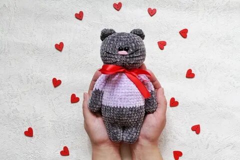 Плюшевые коты связать