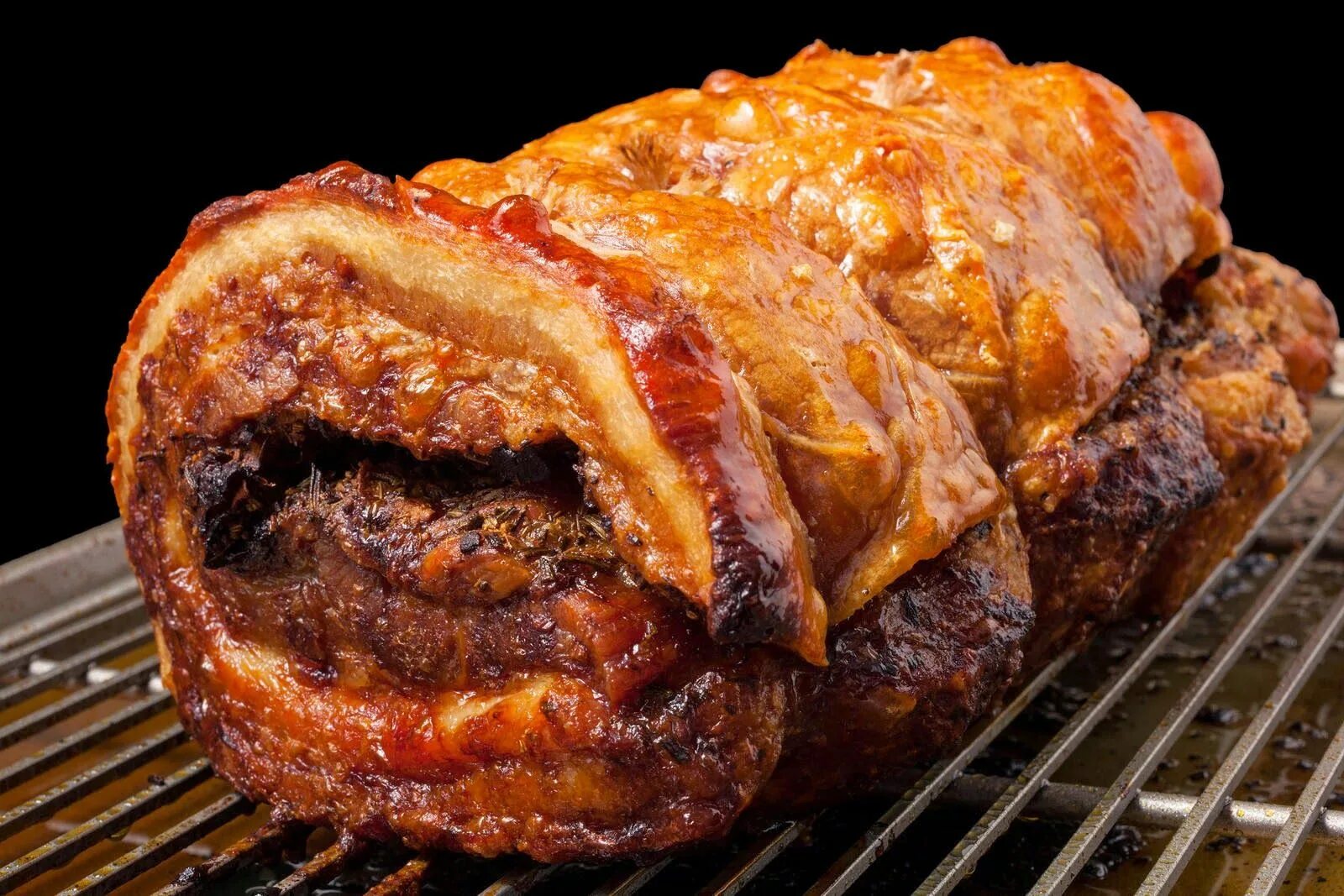 Roast grill. Поркетта (Porchetta). Мясные рулеты на мангале. Мясной рулет на гриле.