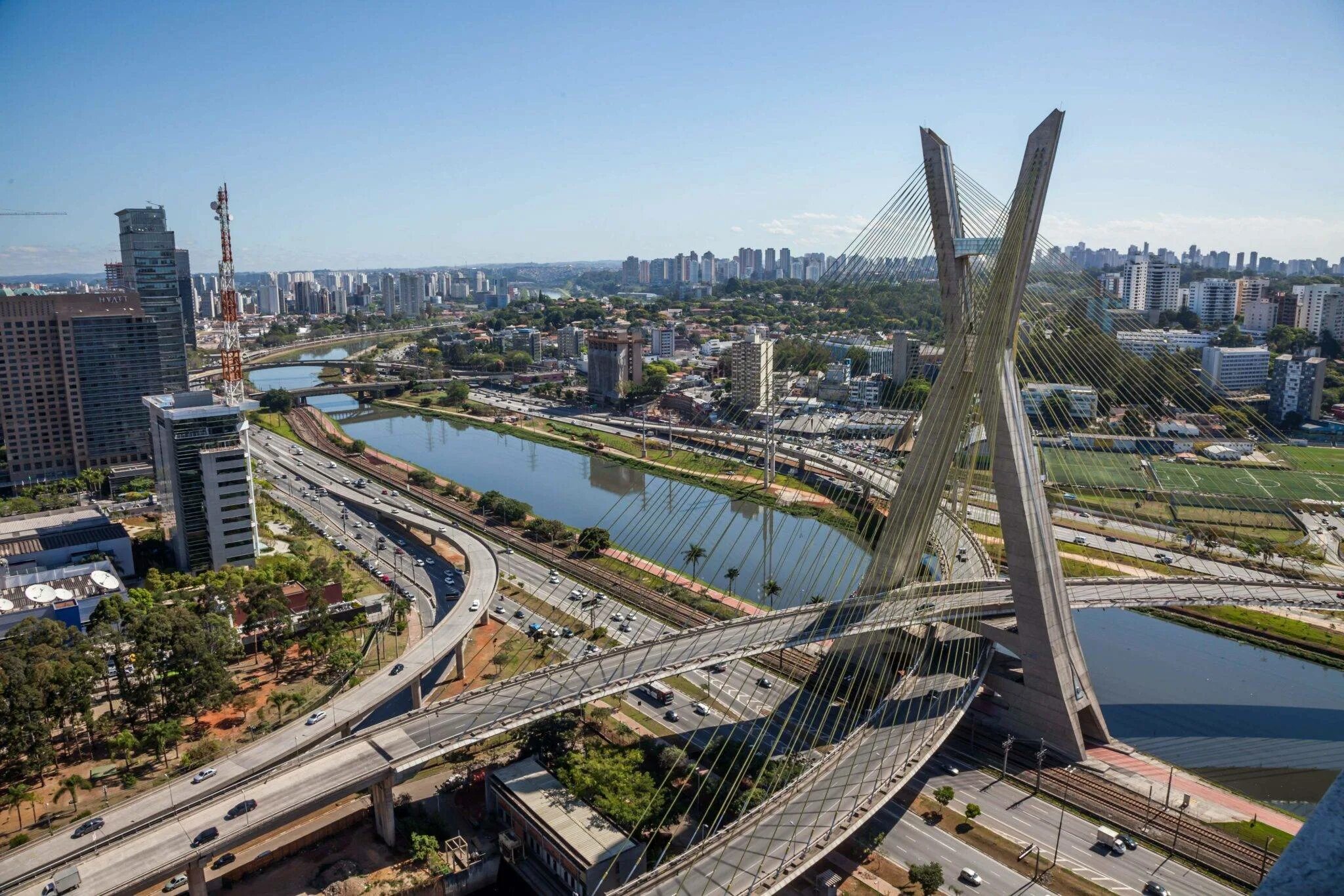 Мост Октавио Фриас де Оливейра (Сан-Паулу). Сан-Паулу Бразилия. Сан Паоло Бразилия. Сан-Пауло город Бразилия. Самые крупные города бразилии