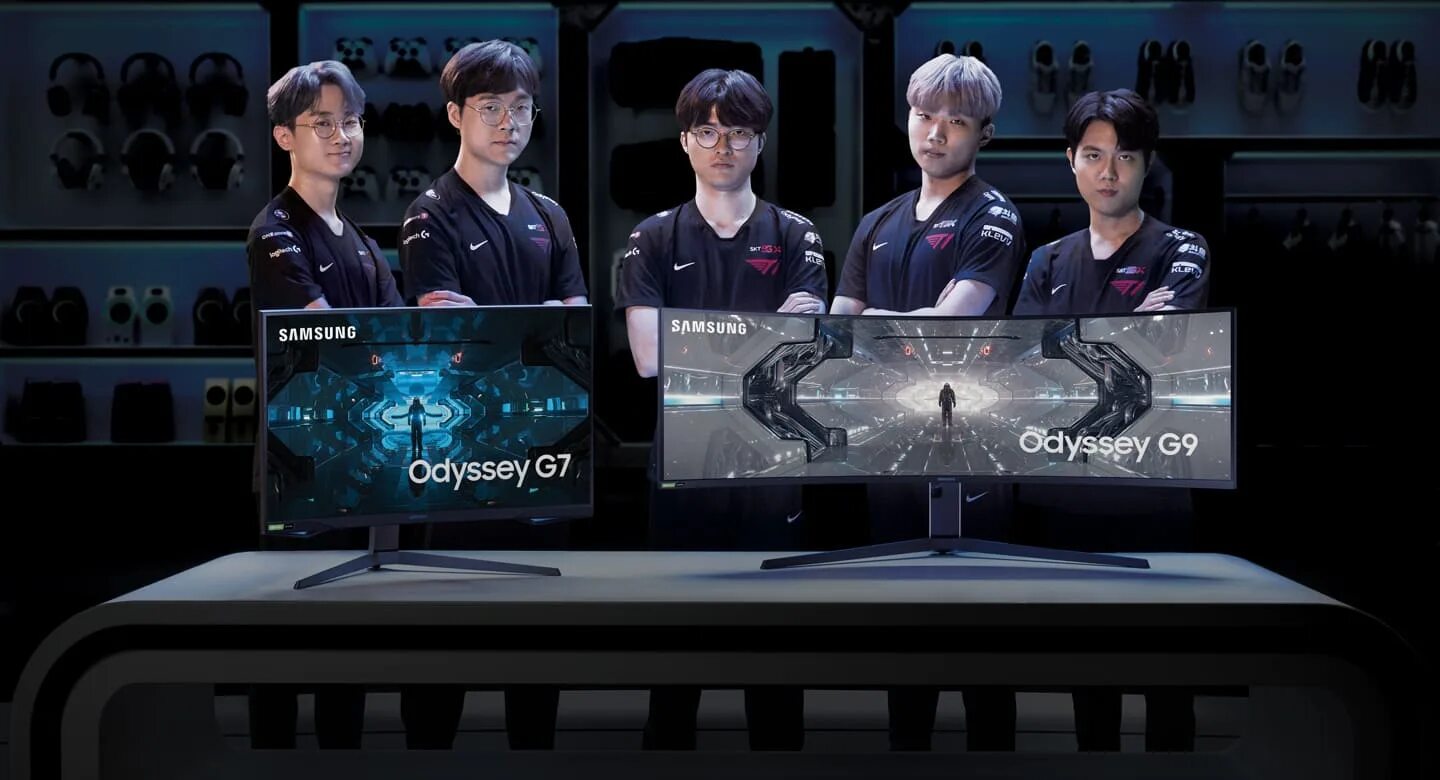 Players experience. Samsung Sponsorship. Два Samsung Odyssey g7. Odyssey g9. Самсунг Спонсор Rivals.