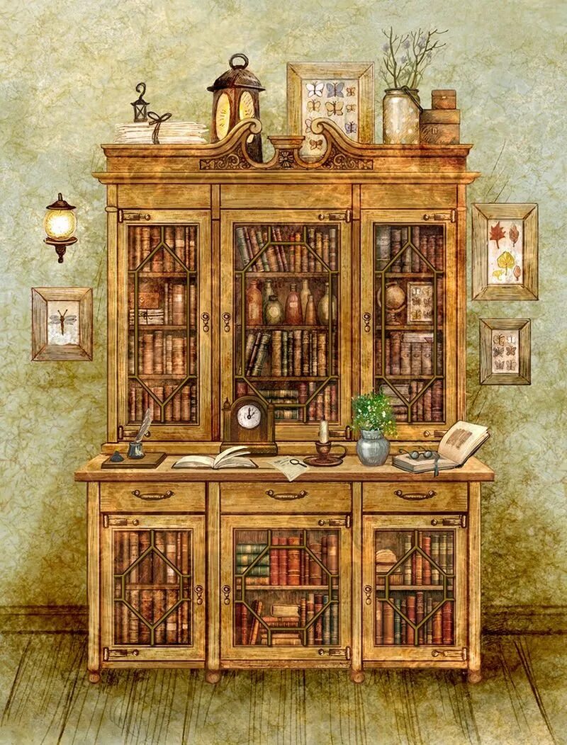 Буфет рисунок. Необычная мебель для посуды. St9332 буфет. Книга буфета. Шкаф для посуды.