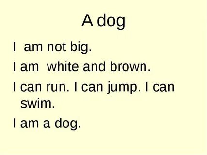 A dog can t jump