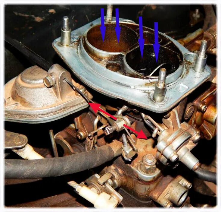 Работа карбюратора 2107. Карбюратор ДААЗ 21 0 7. Карбюратор ВАЗ 2107. Механизм карбюратора 2107. Вакуум карбюратора 2107.