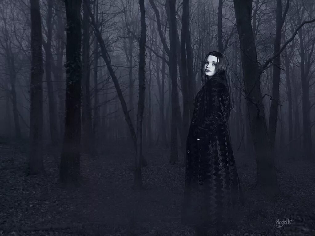 Мрачные фотосессии. Девушка в темном лесу. Мрачная девушка. Фотосессия мистика. Scary feeling