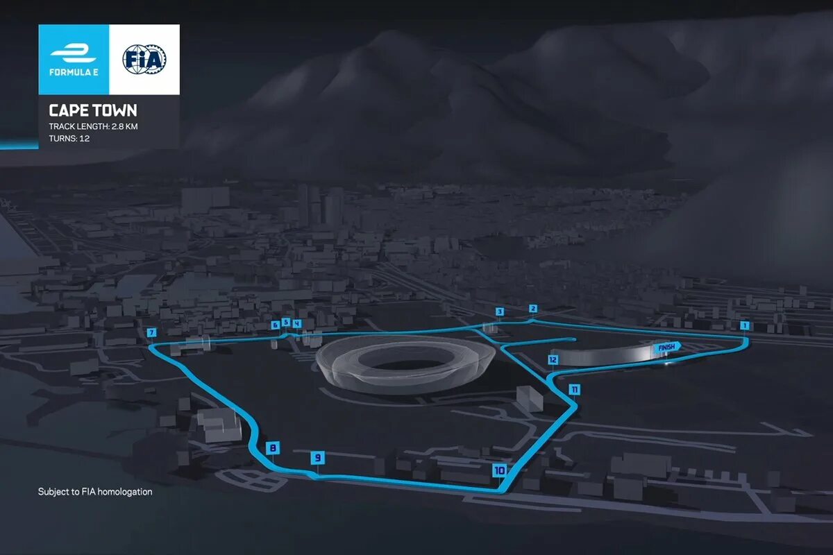 Трасса формулы 1 в юар. Formula e 2025. трасса формулы 1 в кейптауне. formula e cape town. карта гонки кейптаун.