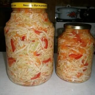 Салат из капусты огурцов моркови на зиму