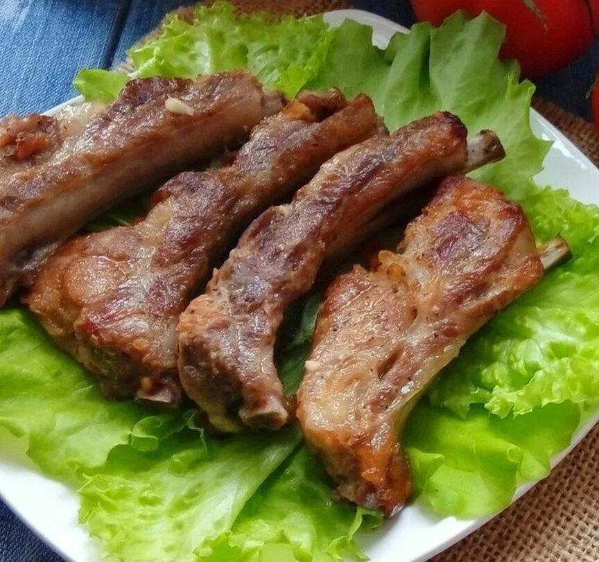 Свиные ребрышки в соусе рецепт