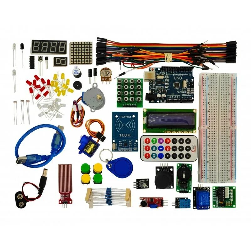 Arduino ROBOSHOP Starter Kit. Arduino Starter Kit. ROBOSHOP Starter Kit. Набор для моделирования ардуино. Робошоп интернет