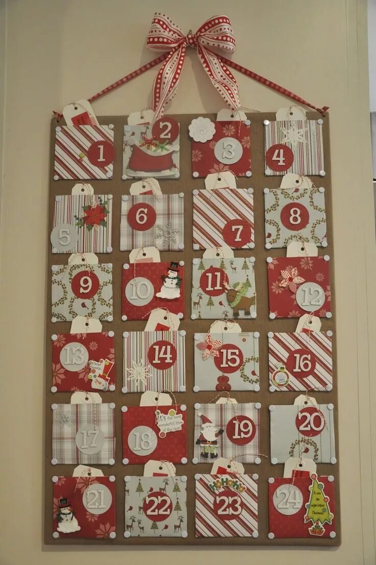 Как сделать адвент календарь. Рождественский календарь (advent calendar). рождественский адвент. адвент в крафт пакетах. адвент календарь с крафт пакетами.