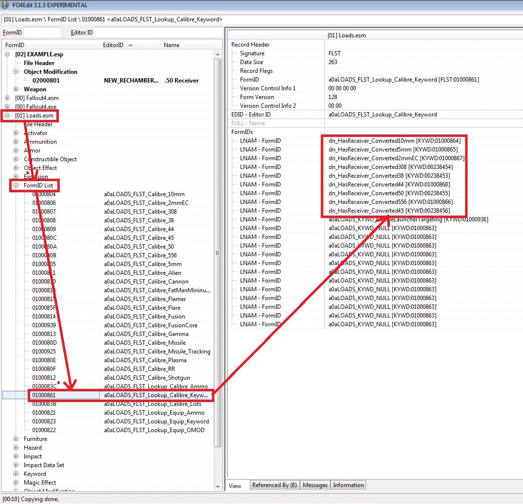 Fo4edit. Остаток fo4. Fallout 4 New Calibers removes Ammo list. Fo4edit как отсоединить ESM.