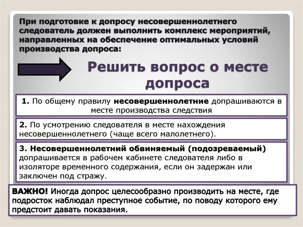 Особенности тактики допроса несовершеннолетних. Подготовка к допросу несовершеннолетнего. Допрос несовершеннолетнего обвиняемого. Особенности лопроса несовершен. Допрос несовершеннолетнего без