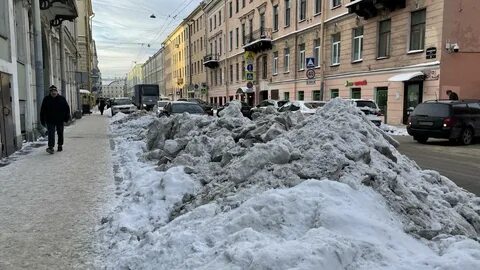 Гололед в петербурге